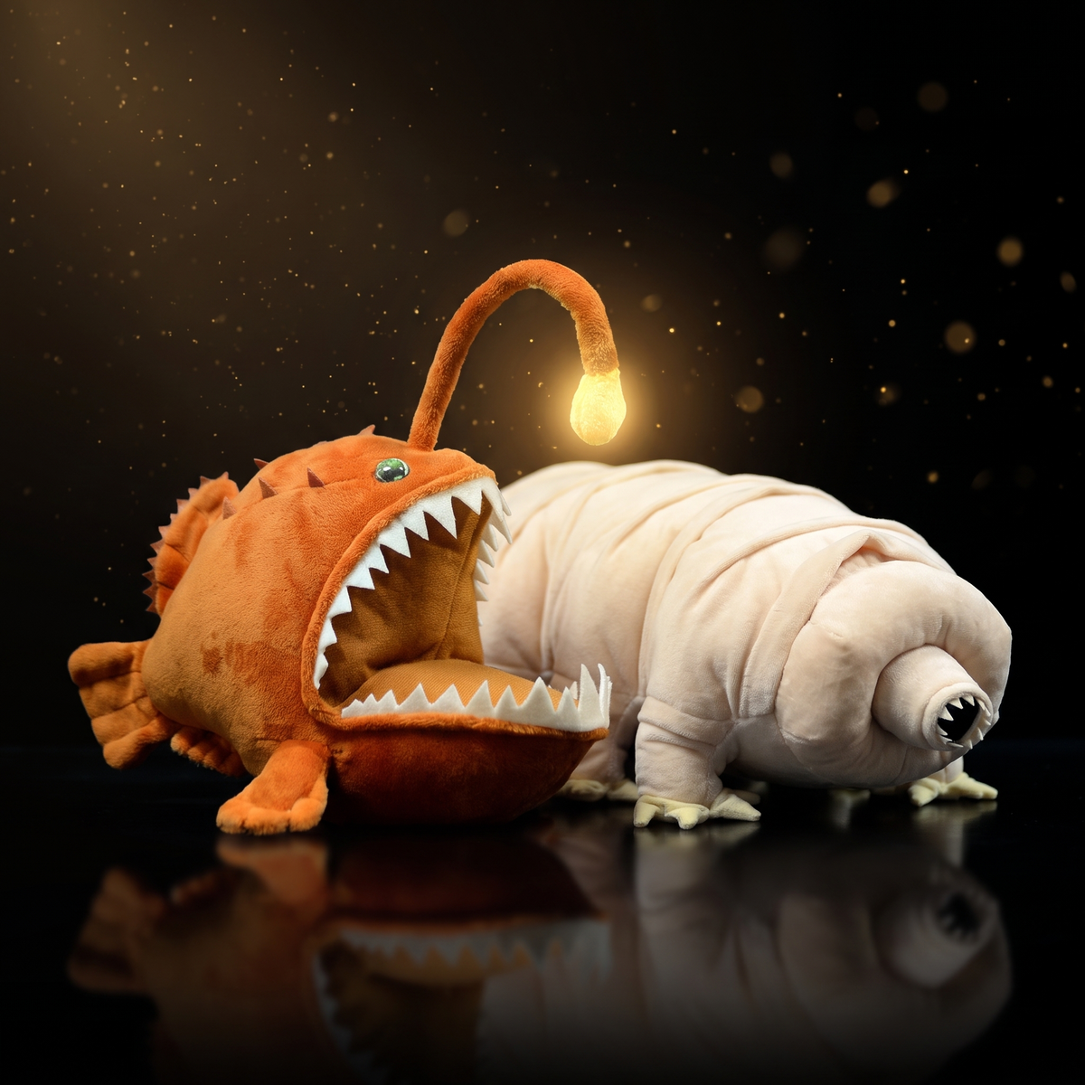 Zestaw Dziwne Małe Stwory: Anglerfish i Tardigrade – pluszaki
