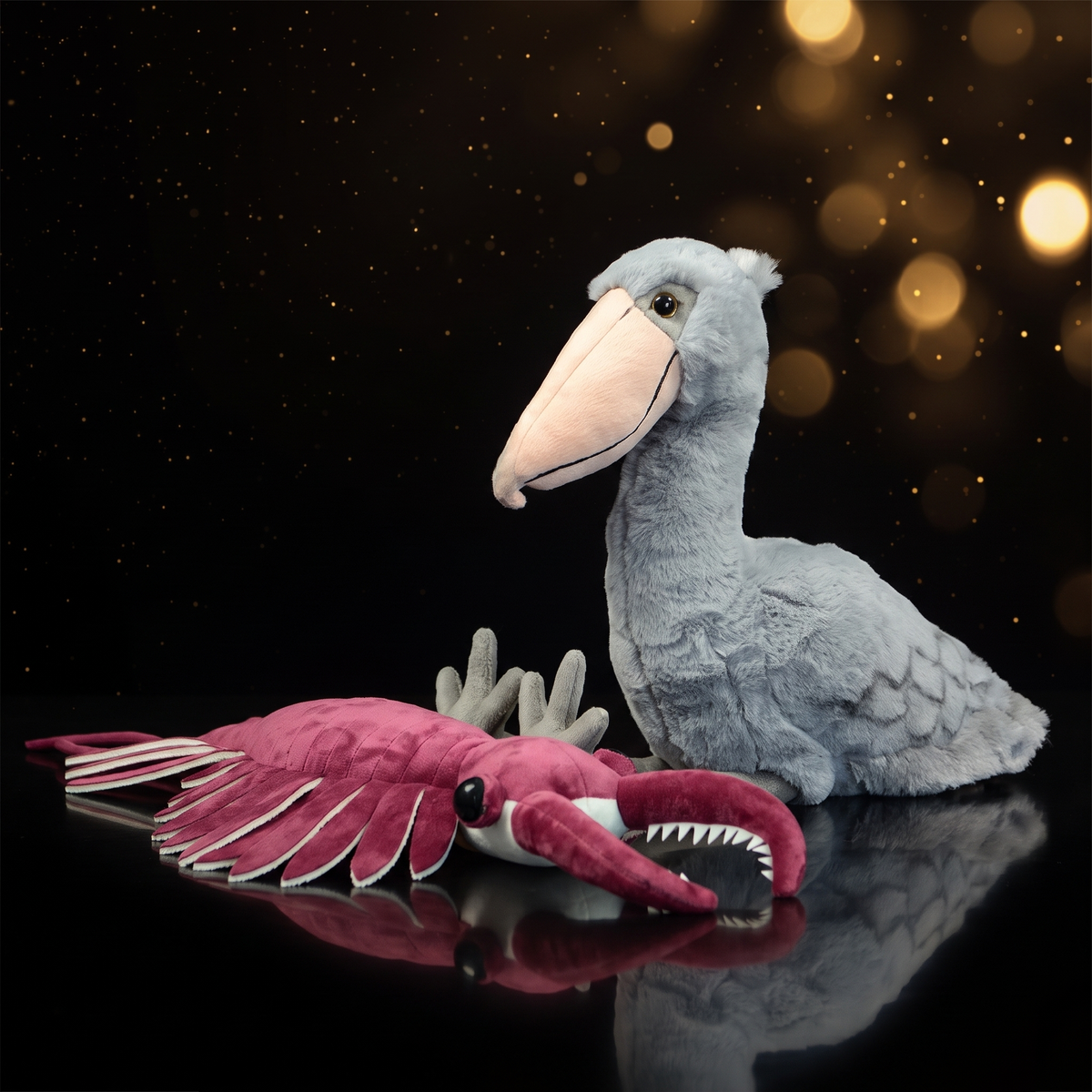 Zestaw Relikty Sprzed Wieków: Shoebill i Anomalokaris – pluszaki