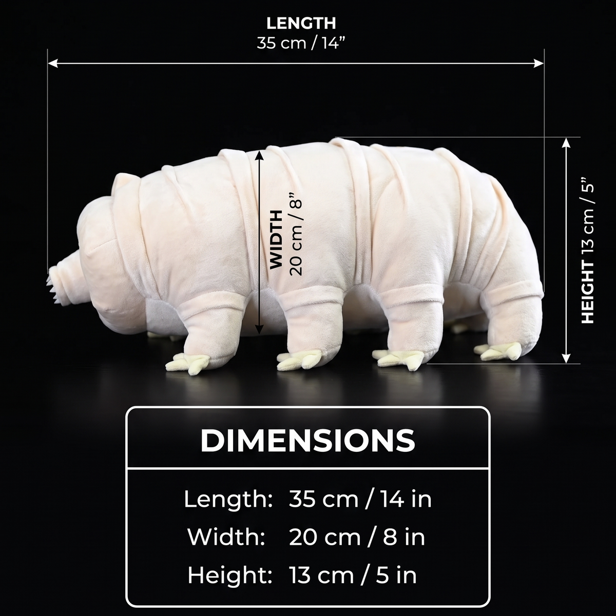 Tardigrade – pluszowy miś wodny